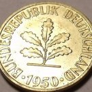 Rare Unc Germany 1950-D 10 Pfennig~Special Price~Free Shipping* Rare Unc Germany 1950-D 10 Pfennig~Special Price~Free Shipping*