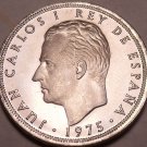 PROOF SPAIN 1975(77)25 PESETAS~~ONLY YEAR~FREE SHIPPING PROOF SPAIN 1975(77)25 PESETAS~~ONLY YEAR~FREE SHIPPING