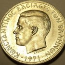 Rare Unc Greece 1971 2 Drachmai~Soldier In Front Of Phoenix~Free Shipping*