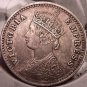 Rare Au Silver British India 1889-B 2 Annas~Incuse B Variety~Free Shipping