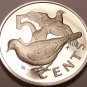 Cameo Proof British Virgin Islands 1973 5 Cents~Zenaida Doves~1st Year~Free Ship