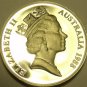 CAMEO PROOF AUSTRALIA 1988 5 CENTS~SHORT-BEAKED SPINEY ANT-EATER~FREE SHIPPING~