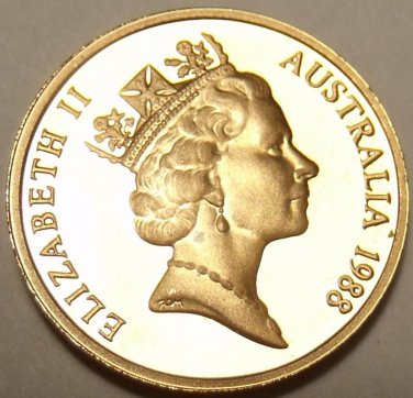 CAMEO PROOF AUSTRALIA 1988 CENT~RINGED TAILED OPOSSUM~FREE SHIPPING~