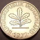 Gem Unc Germany 1972-J 5 Pfennig~Check Our Thousands Of Unc Coins~Free Shipping
