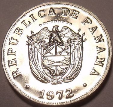 PROOF PANAMA 1972 5 CENTESIMOS~PROOFS R BEST~FREE SHIP~