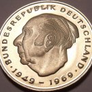 Gem Cameo Proof Germany 1982-D 2 Marks~Theodor Heuss~Only 78,000 Minted~Free Shi