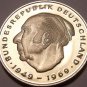 Gem Cameo Proof Germany 1982-D 2 Marks~Theodor Heuss~Only 78,000 Minted~Free Shi