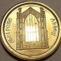 MASSIVE BRONZE PROOF MELROSE ABBEY SCOTLAND~1975 EUROPEAN ARCHECTURAL~FREE SHIP~