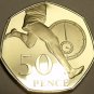 Large Cameo Proof Great Britain 2004 50 Pence~The 4 Minute Mile~Free Shipping