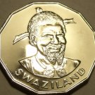 Rare Proof Swaziland 1974 5 Cents~Scalloped Coin~Only 13,000 Minted~Free Ship