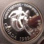 Huge Gem Silver Cameo Proof Canada 1983 Edmonton University Games Dollar~Fr/Sh