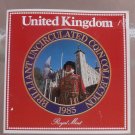Gem Great Britain 1985 Royal Mint Issued 7 Coin Brilliant Unc Coin Set~Free Ship