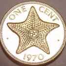 PROOF BAHAMAS 1970 CENT~STARFISH~~NICE~~FREE SHIPPING~~