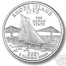 2001-D RHODE ISLAND BRILLIANT UNC STATE QUARTER