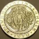 RARE SILVER PROOF AUSTRIA 1970 50 SCHILLING~INNSBRUCK UNIVERSITY 300TH~FREE SHIP