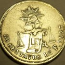 RARE HUGE SILVER MEXICO 1876 HO-F 50 CENTAVOS~FANTASTIC~FREE SHIPPING~