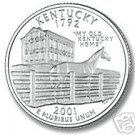 2001-D KENTUCKY BRILLIANT UNCIRCULATED STATE QUARTER