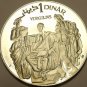 RARE MASSIVE SILVER PROOF TUNISIA 1969-F.M.N.I. DINAR~VIRGIL~FREE SHIPPING~
