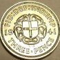 Gem Uncirculated Silver Great Britain 1941 3 Pence~Free Shipping