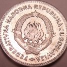 Rare Gem Brilliant Unc Yugoslavia 1953 50 Para~Free Shipping
