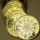 RARE INCREDIBLE PROOF ROLL(20) OF 1970 GREAT BRITAIN 2 SHILLINGS~FREE SHIPPING~