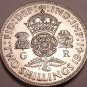 Unc Silver Great Britain 1941 2 Shillings~See All Our Unc Silver Coins~Free Ship