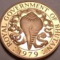 Rare Proof Bhutan 1979 10 Chhertum~Only 20,000 Minted~Excellent~Free Shipping