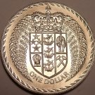 Gem Unc New Zealand 1967 Dollar~Decimalization Commemorative~Free Shipping