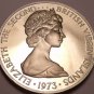 Proof British Virgin Islands 1973 25 Cents~Mangrove Cuckoo~Awesome~Free Shipping