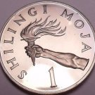 Rare Proof Tanzania 1966 Shilingi~5,500 Minted~The Torch~Excellent~Free Shipping