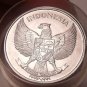 Roll (20 Coins) Large Unc Indonesia 1955 25 Sen~Spread Eagle~Free Shipping