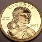 United States 2005-S Sacagawea Cameo Proof Dollar~Free Shipping