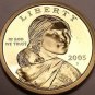 United States 2005-S Sacagawea Cameo Proof Dollar~Free Shipping