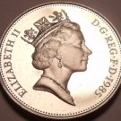 Gem Cameo Proof Great Britain 1985 10 New Pence~Incredible Lion~Free Shipping Gem Cameo Proof Great Britain 1985 10 New Pence~Incredible Lion~Free Shipping