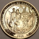 1848~GOLD DISCOVERED IN CALIFORNIA~WAR ENDS WITH MEXICO~BRONZE PROOF~FREE SHIP~