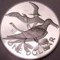 Massive Silver Proof British Virgin Islands 1974 Dollar~Only 94,000 Minted~Fr/Sh