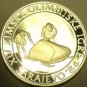 HUGE SILVER PROOF YUGOSLAVIA 1984 100 DINARA~OLYMPIC BOBSLEDDING~FREE SHIPPING~