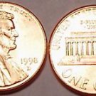 1998-D GEM BU LINCOLN CENT VERY NICE GREAT PRICE~FR/SHI 1998-D GEM BU LINCOLN CENT VERY NICE GREAT PRICE~FR/SHI