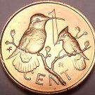 Rare Gem Unc British Virgin Islands 1973 Cent~Hummingbird~20,000 Made~Free Ship