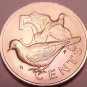 Rare Gem Unc British Virgin Islands 1973 5 Cents~20k Minted~Zenaida Doves~Fr/Shi