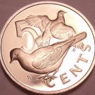 Rare Cameo Proof British Virgin Islands 1974 5 Cents~Excellent~Doves~Free Ship