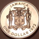 MASSIVE PROOF JAMAICA 1972 DOLLAR~COLLECT PROOFS~FREE SHIPPING~