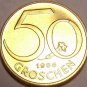 PROOF AUSTRIA 1986 50 GROSCHEN~EXCELLENT~FREE SHIPPING~