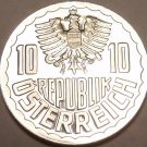 PROOF AUSTRIA 1986 10 GROSCHEN~WE HAVE PROOFS~FREE SHIP