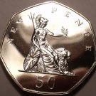 Scarce Proof Great Britain 1974 50 Pence~100,000 Minted~We Have Proofs~Free Ship