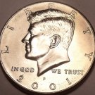 BRILLIANT UNCIRCULATED 2001-P KENNEDY HALF~~FREE SHIP~~