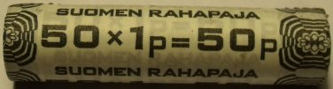 GEM UNC ORIGINAL ROLL(50) FINLAND 1979 ONE PENNIA~FREE SHIPPING INCLUDED~