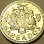 PROOF BARBADOS 1975 25 CENTS~SUGAR MILL~FREE SHIPPING~WE HAVE PROOF COINS~