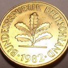 BRILLIANT UNC GERMANY 1982-F 5 PFENNIG~WOW~~FREE SHIP~~ BRILLIANT UNC GERMANY 1982-F 5 PFENNIG~WOW~~FREE SHIP~~