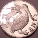 Rare Proof British Virgin Islands 1975 50 Cents~32,000 Minted~Free Shipping